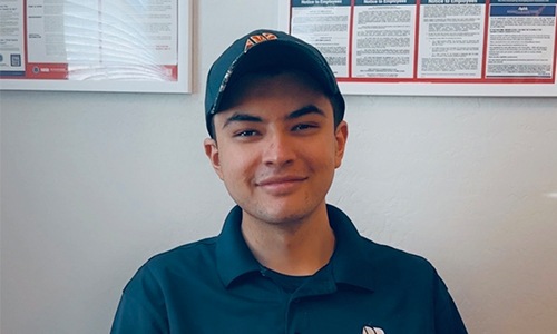 a person posing for a picture